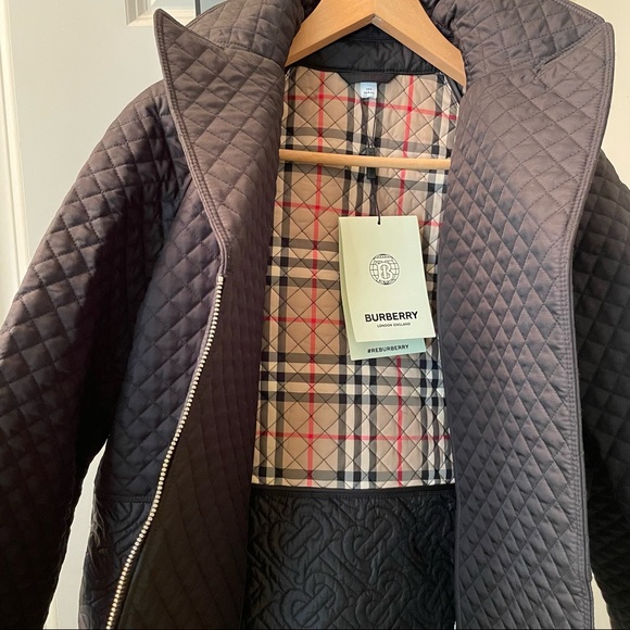 Burberry Kids Gia Quilted Monogram Coat - Picture 6 of 7